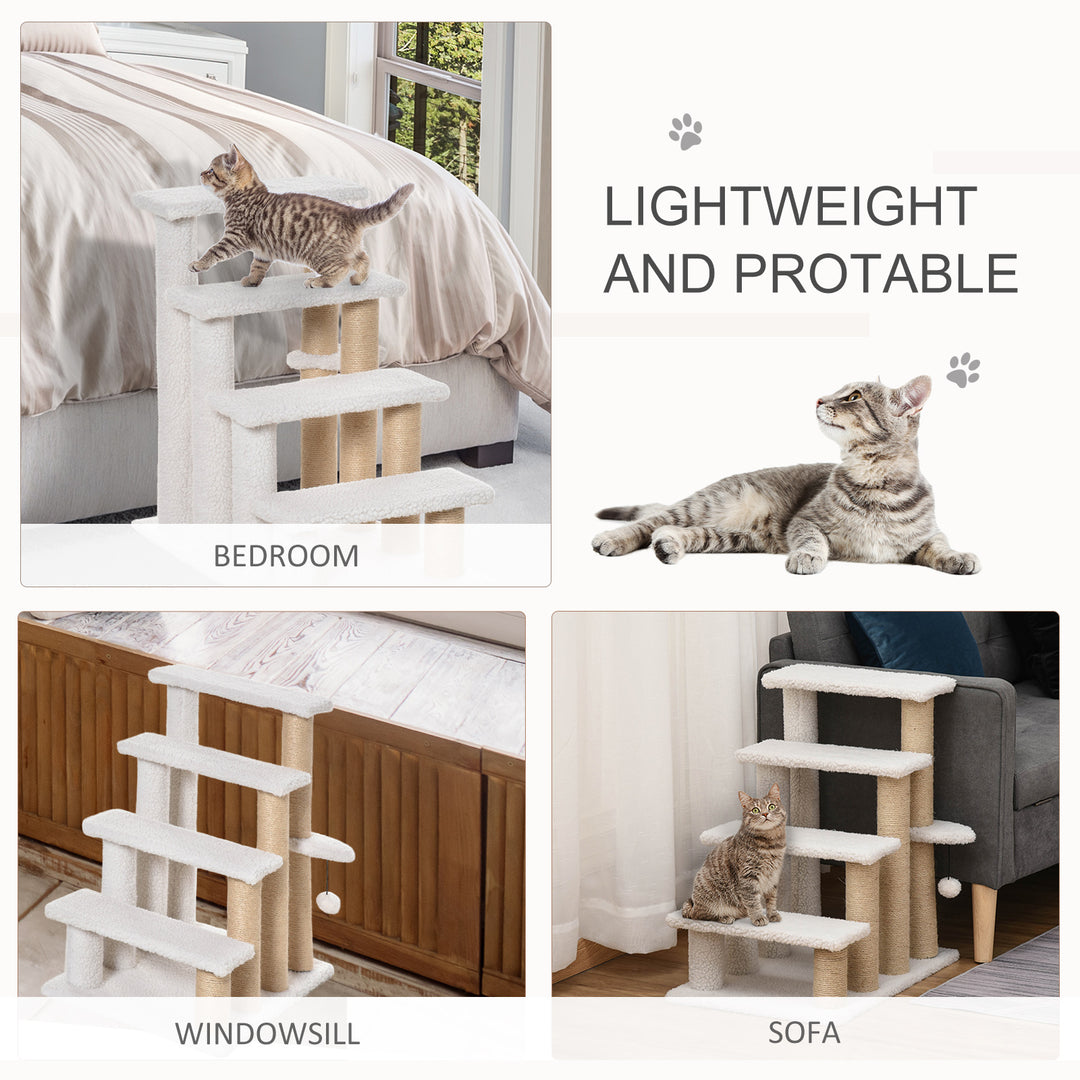 Pet Stair with 4-step Climb Ladder