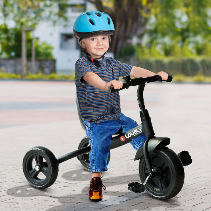 Ride On Tricycle 3 Wheels Plastic Pedal Trike for Kids over 18 Months