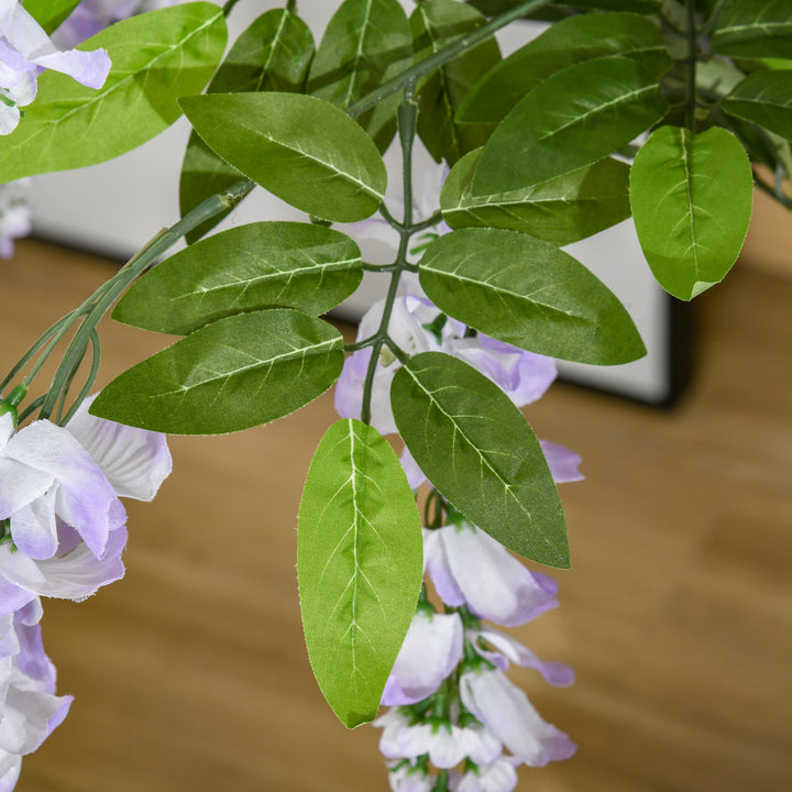 Twin Pack Artificial Wisteria Plants in Pots