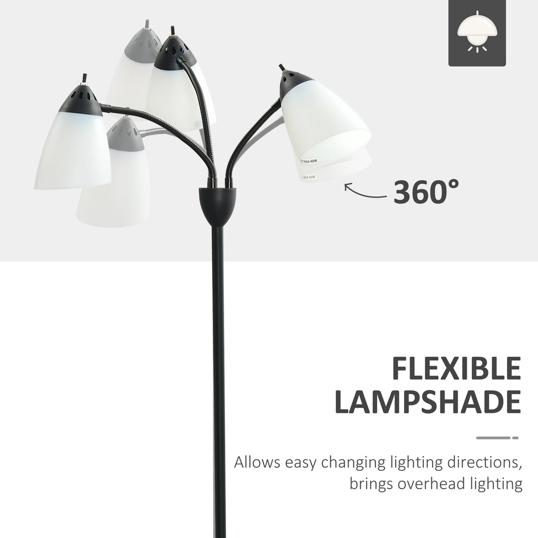 Arc Illuminator: Adjustable Industrial Standing Lamp for Bedroom & Lounge