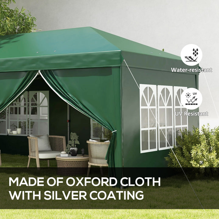 3 x 6m Garden Pop Up Gazebo