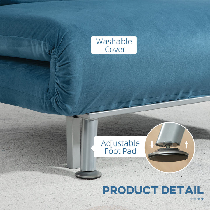 Single Sofa Bed with Adjustable Backrest