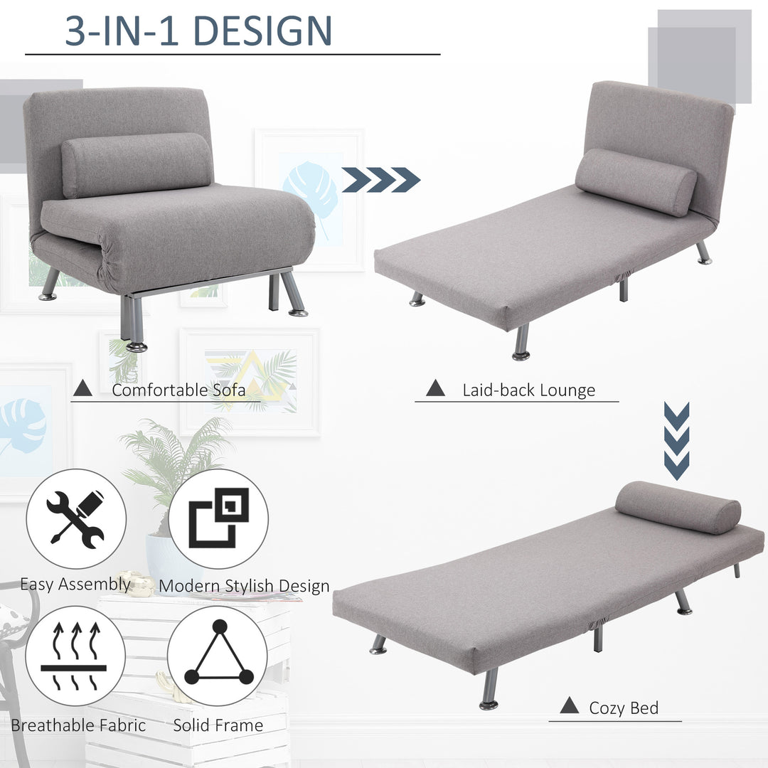 Single Sofa Bed Futon Chair Sleeper