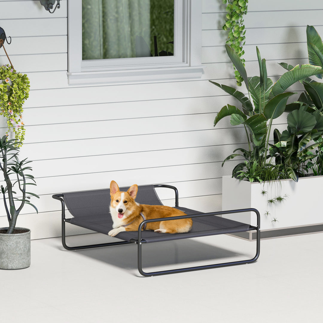 Washable Raised Pet Bed with Slope Headrest