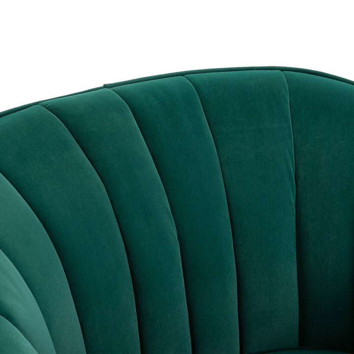 Velvet-Feel Tub Armchair