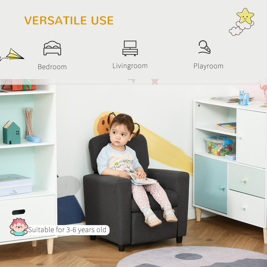 Children's 2-in-1 Sofa and Armchair with Footrest