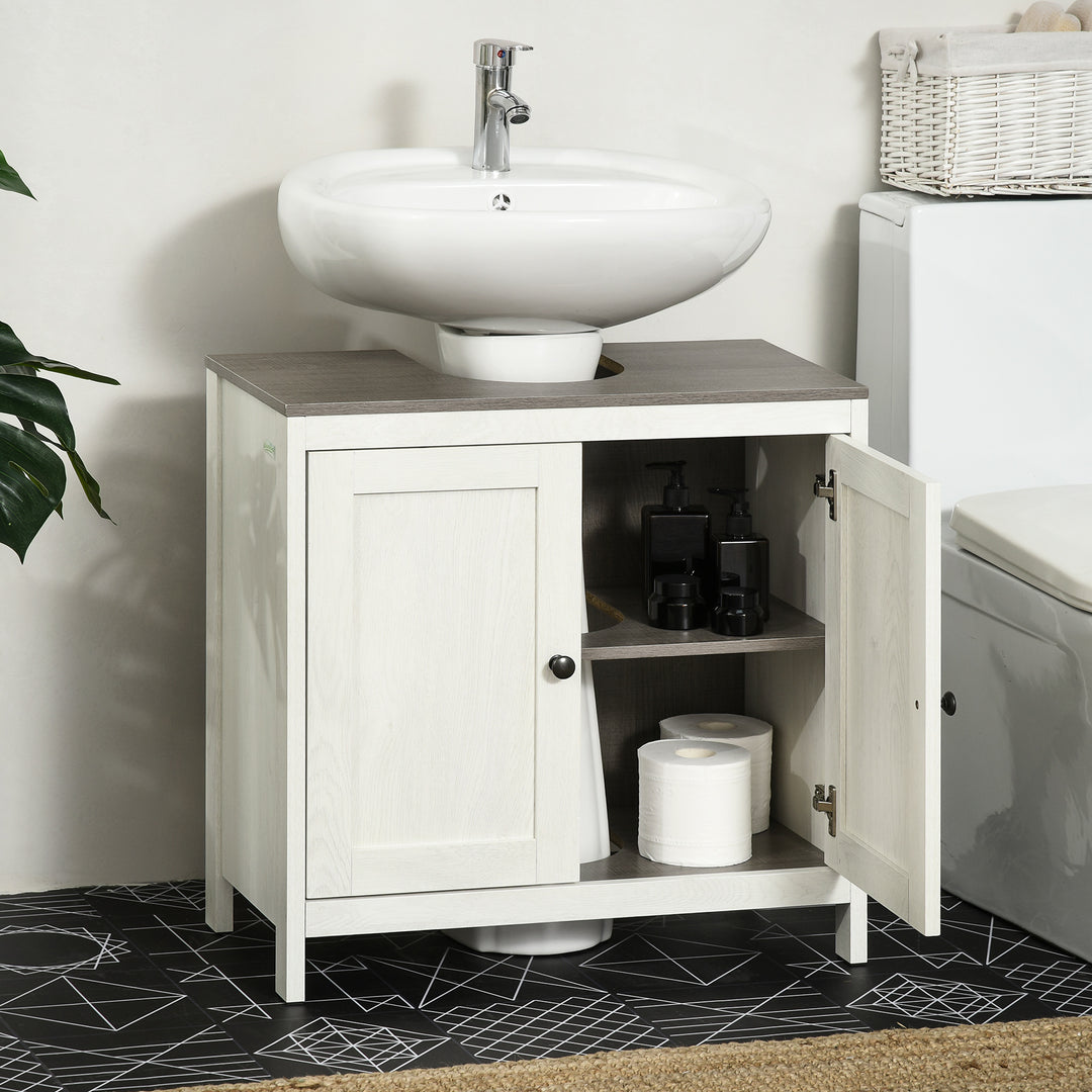 Kleankin Floor Standing Bathroom Sink Cabinet