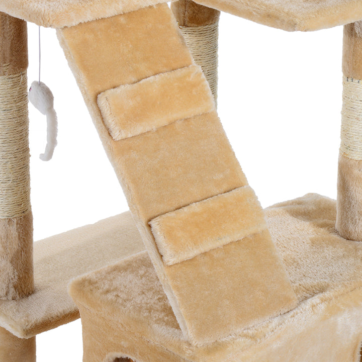 Deluxe Cat Tree with Sisal Scratching Posts & Toys