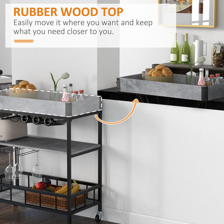 3-Tier Kitchen Cart