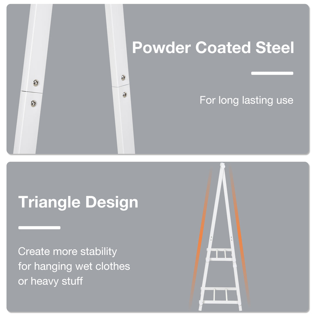 Minimalist Garment Rack: Adjustable Shelving Unit for Hallway Organisation