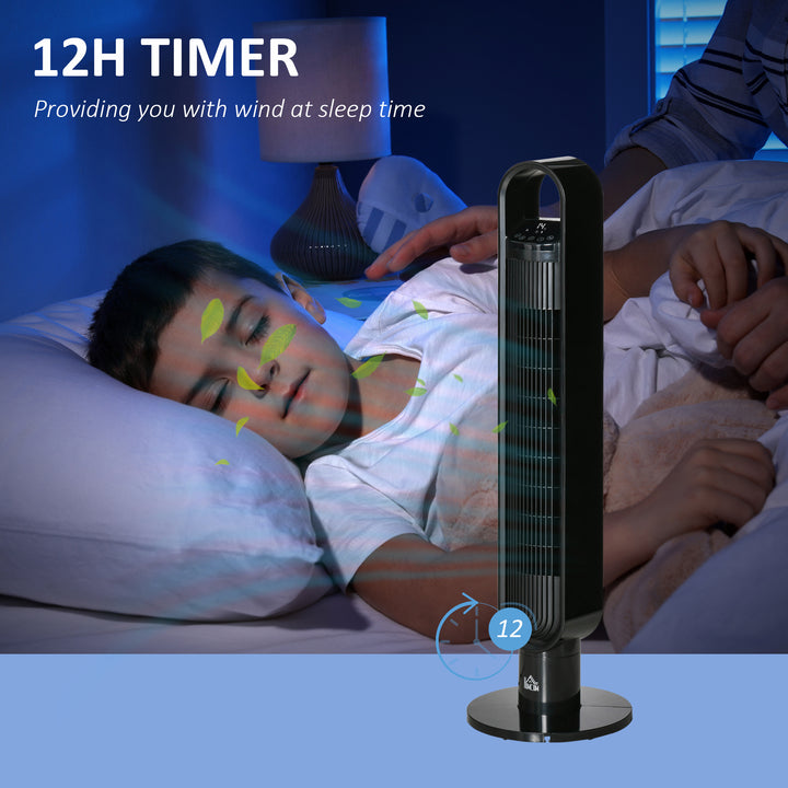 39" Oscillating Tower Fan with 3 Speeds