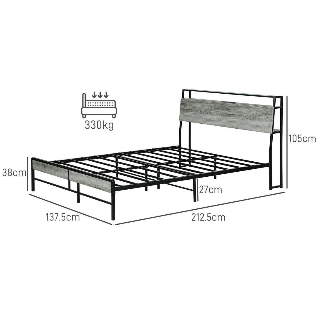 Double Steel Bed Frame