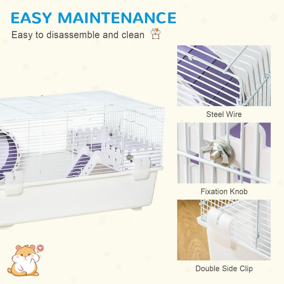 Two-Tier Hamster Cage