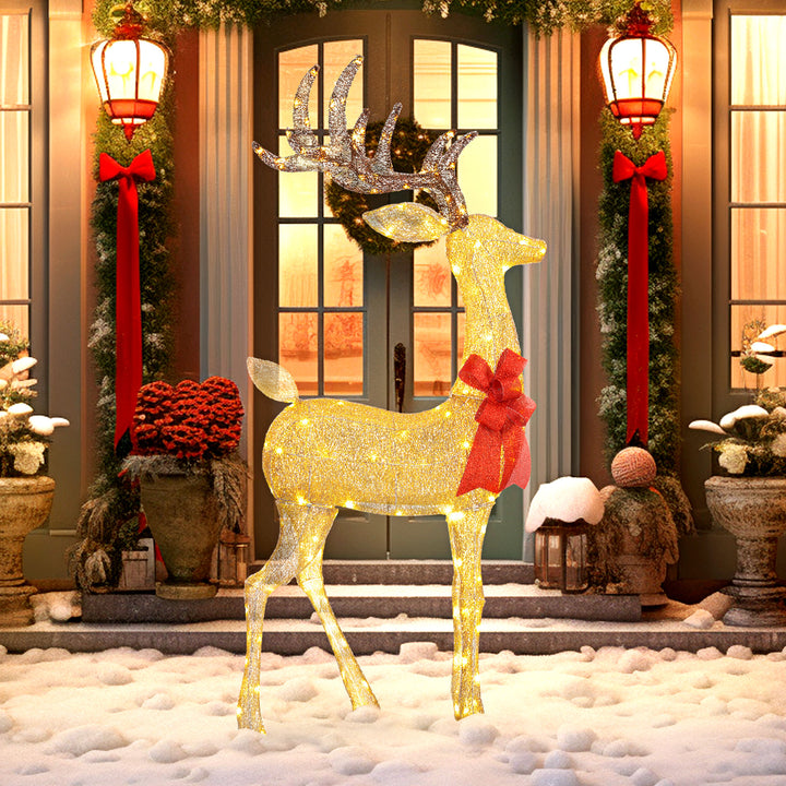 Lighted Reindeer Christmas Decoration