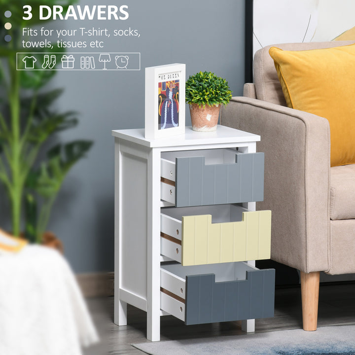 3 Drawer Storage Tower