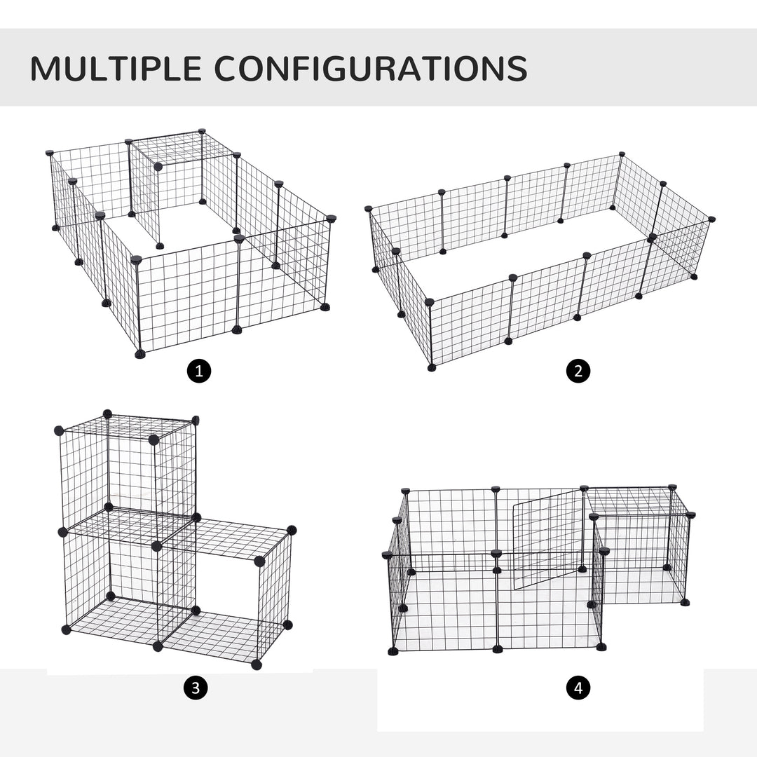 Modular Pet Enclosure: Secure & Spacious Metal Playpen for Furry Friends