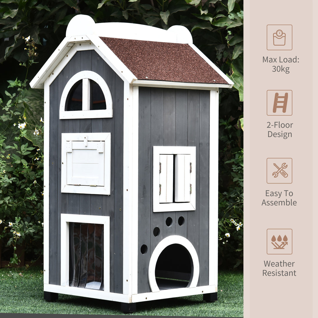 Wooden Cat House