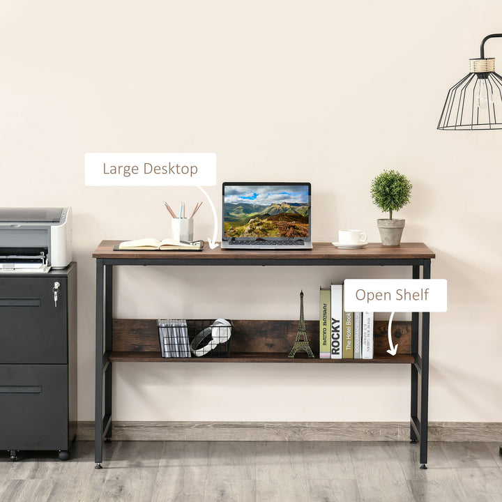 HOMCOM Desk with Storage Shelf