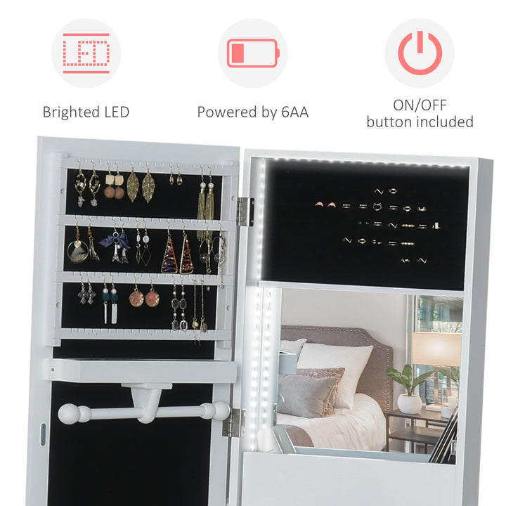 Jewellery Cabinet with LED Light