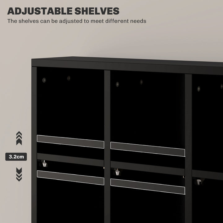 CD Storage Unit with Adjustable Shelves