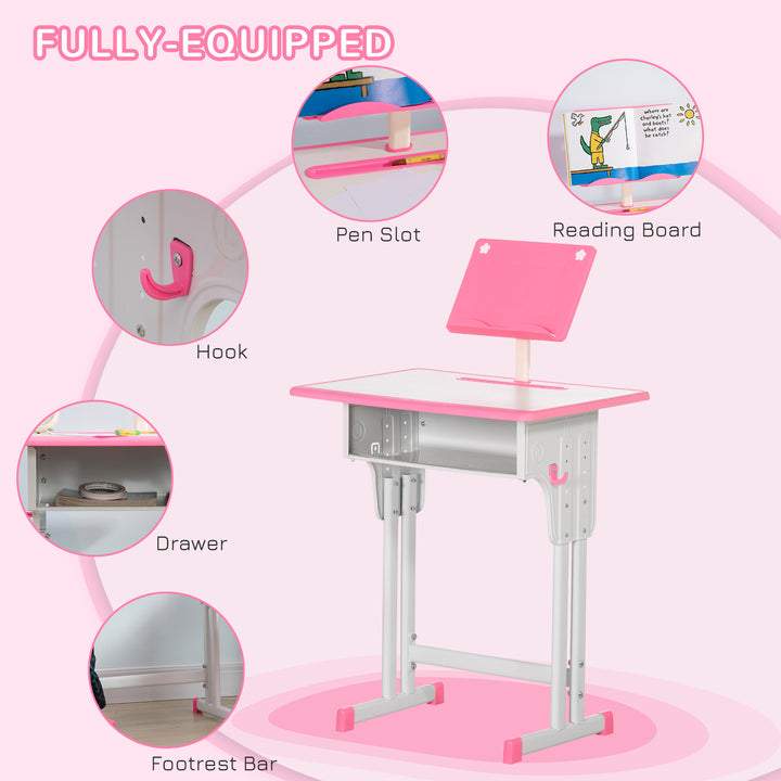 Children's Study Desk and Chair Set