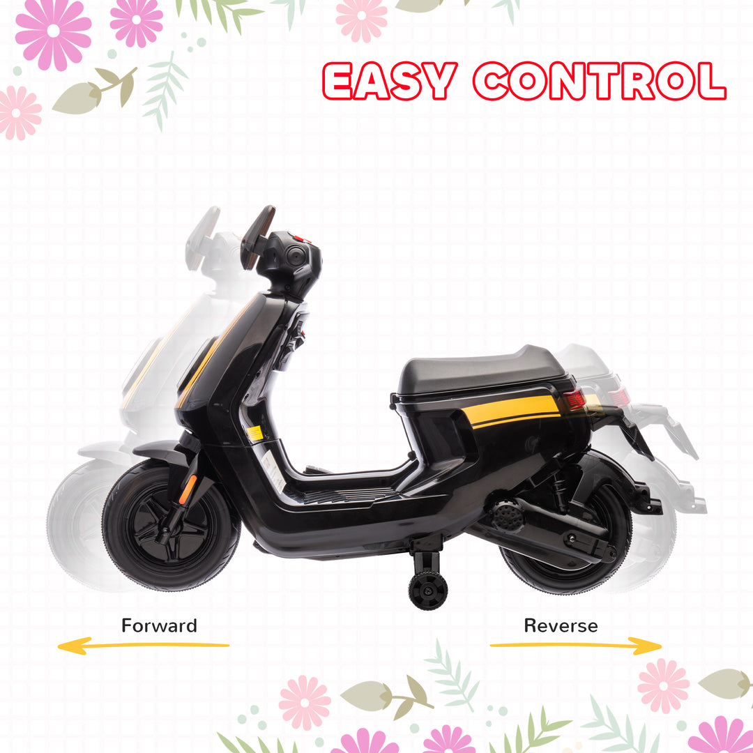 6V Ride on Motorbike Kids Electric Motorbike w/ Headlight Music