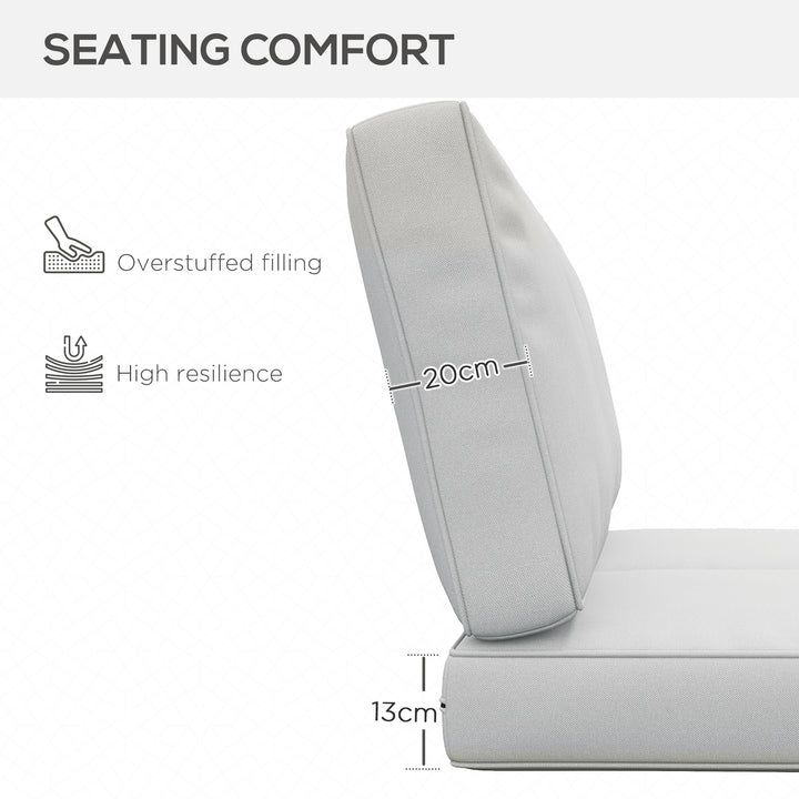 3-Piece Back and Seat Cushion Pillows Replacement