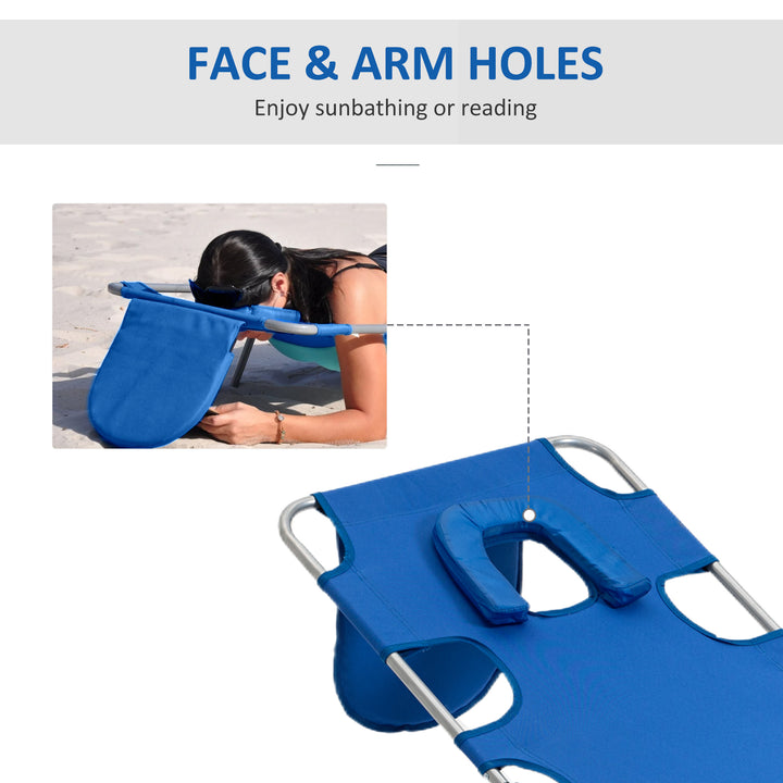 Foldable Sun Lounger Set