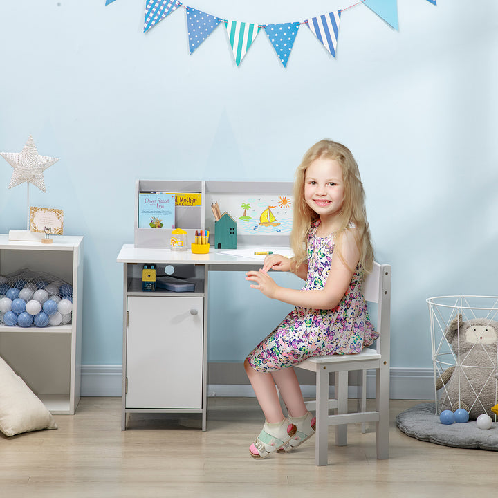 Toddler Activity Station: Table & Chair Set with Dry Erase Top