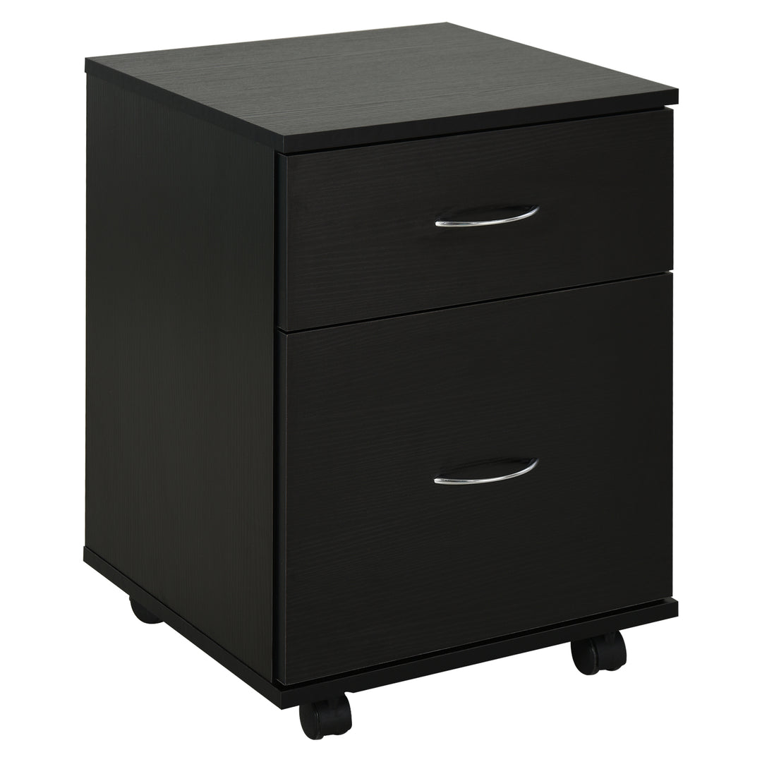 HOMCOM File Cabinet Cupboard Storage with Two Drawers