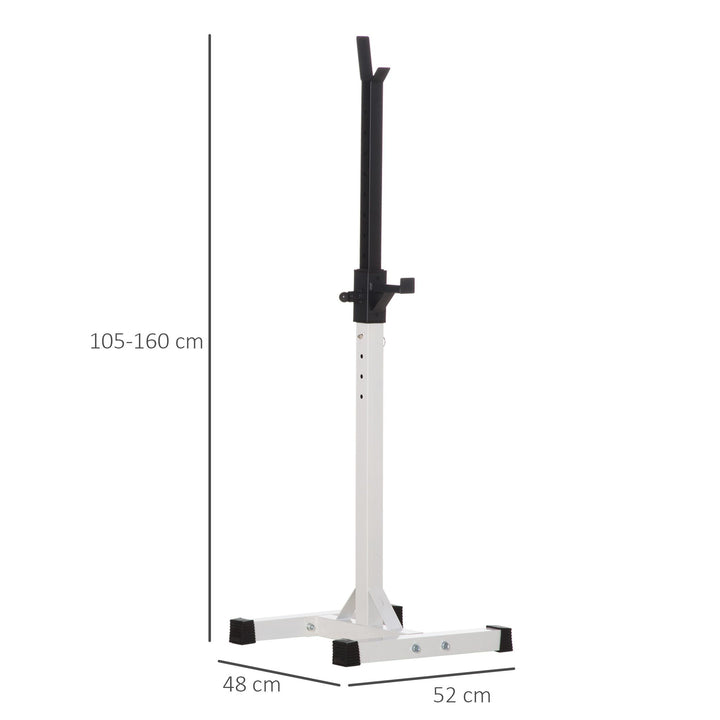 Heavy Duty Weight Bar Barbell Squat Stand Barbell Rack Spotter