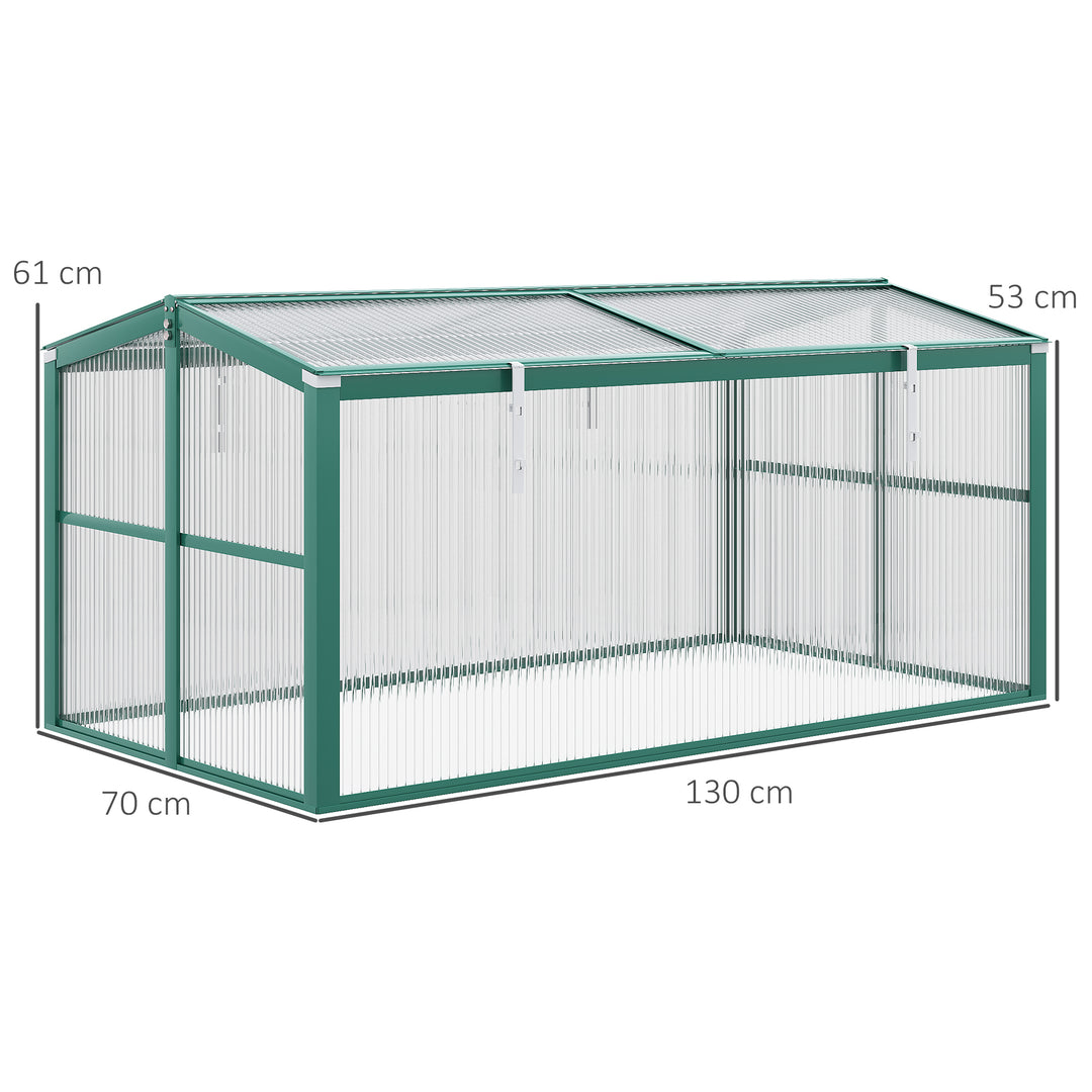 Aluminium Polycarbonate Greenhouse Cold Frame Grow House