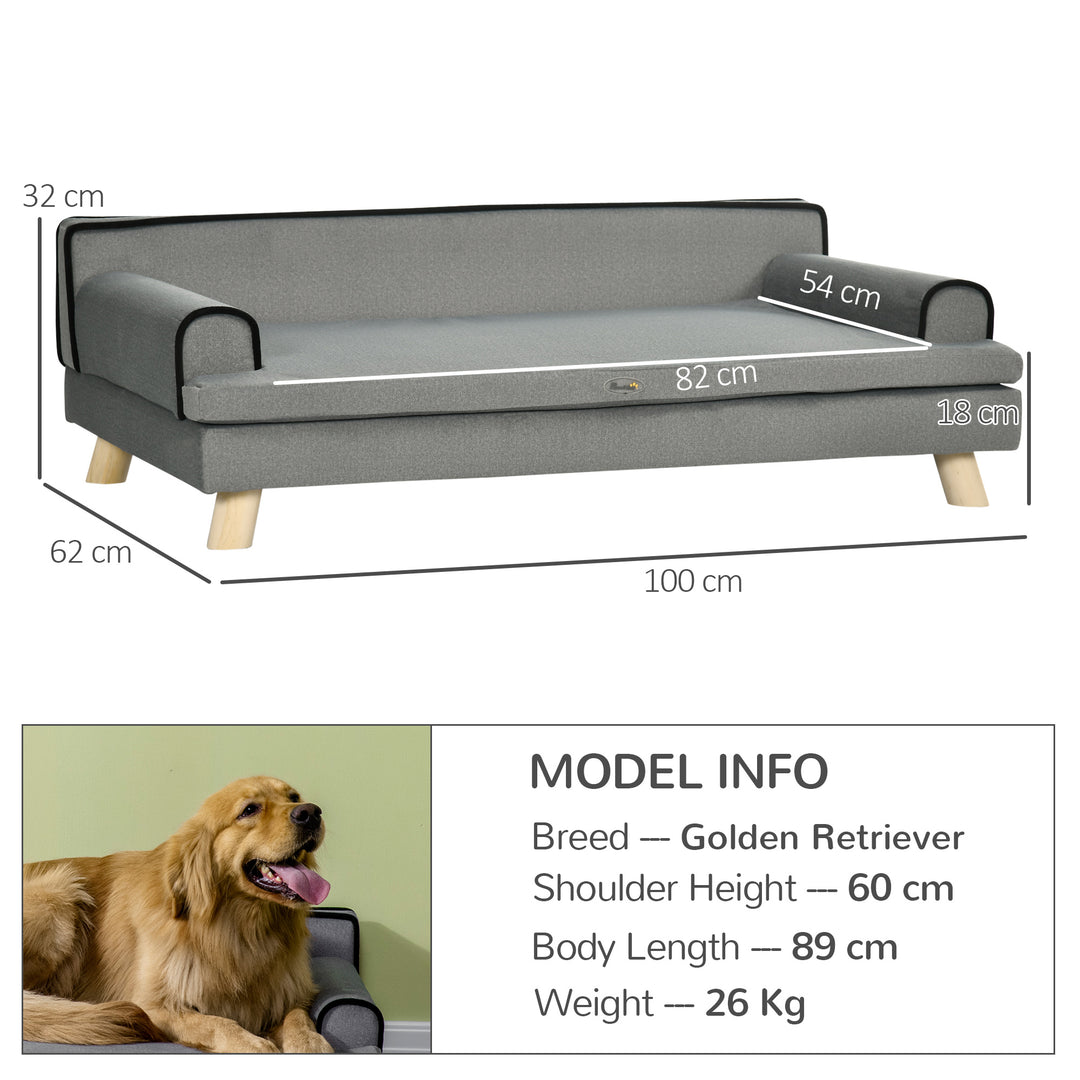 Dog Sofa with Water-resistant Fabric