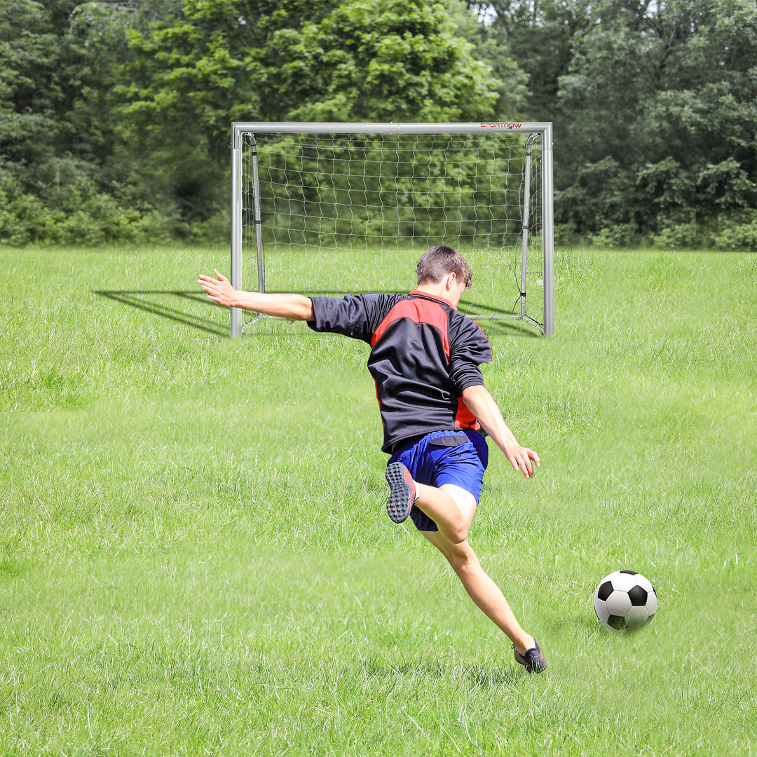 Rapid-Set Football Net: 6ft x 2ft Garden Goal with Ground Pegs