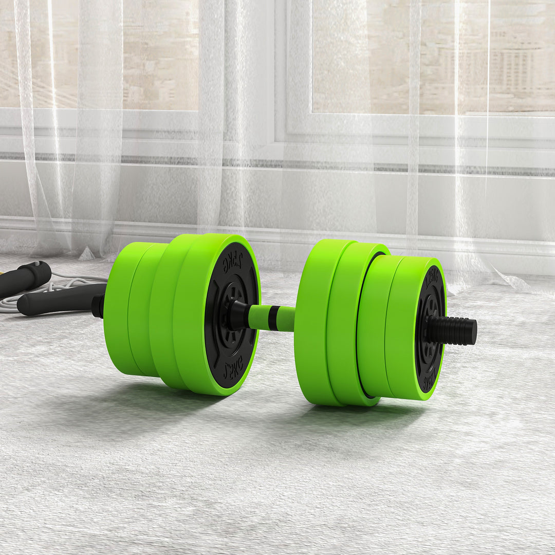 30kg Four-In-One Adjustable Weight Dumbbells Set