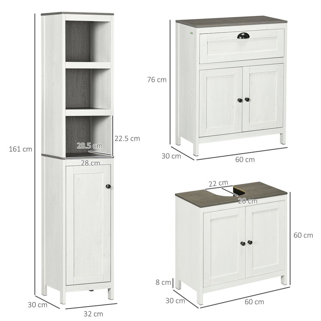 Kleankin Bathroom Furniture Set