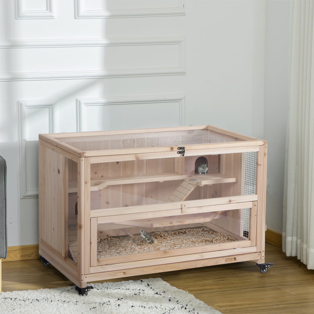 Wooden Hamster Cage