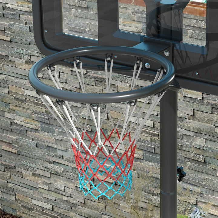 Height Adjustable Basketball Stand Net Set System