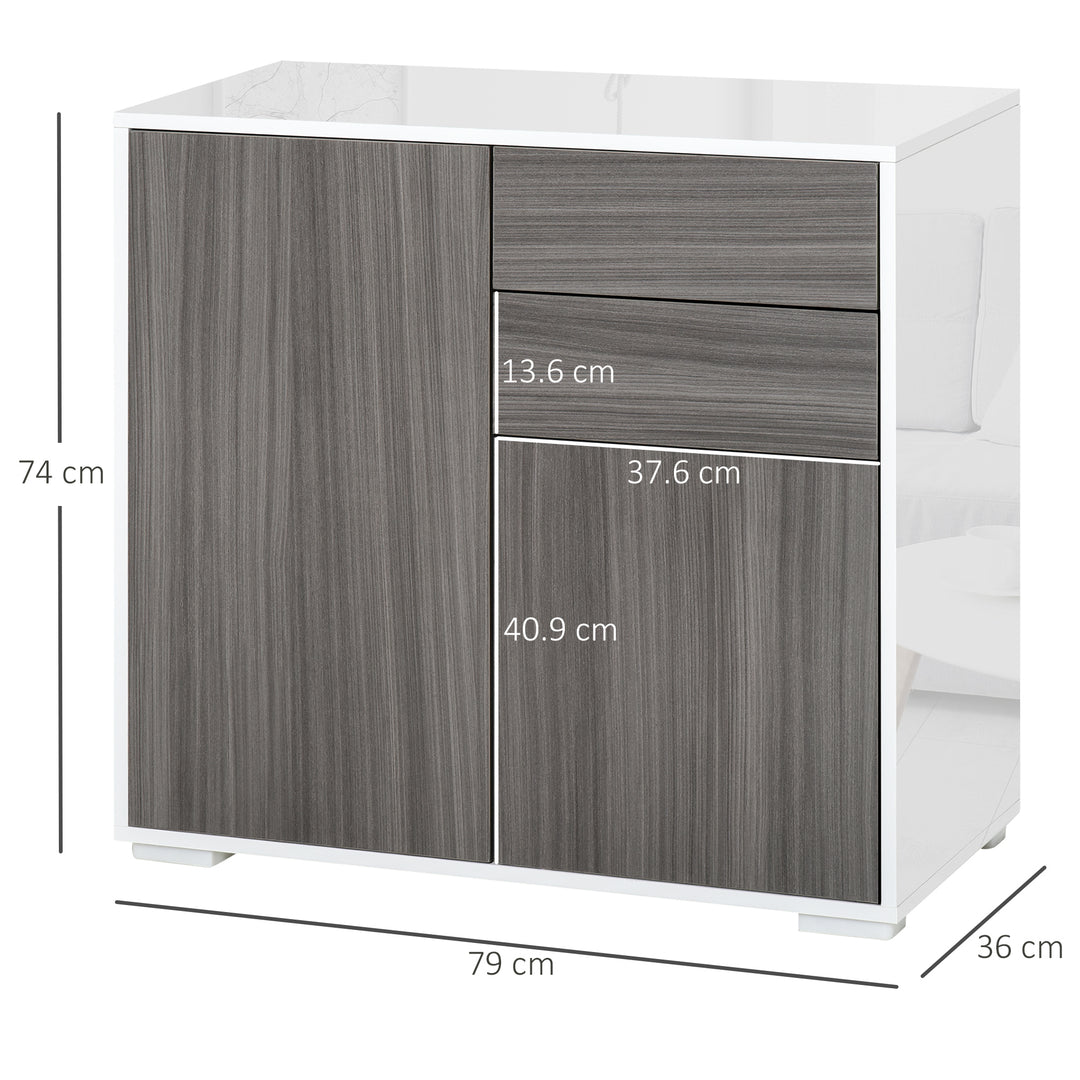 Contemporary Freestanding Kitchen Cabinet