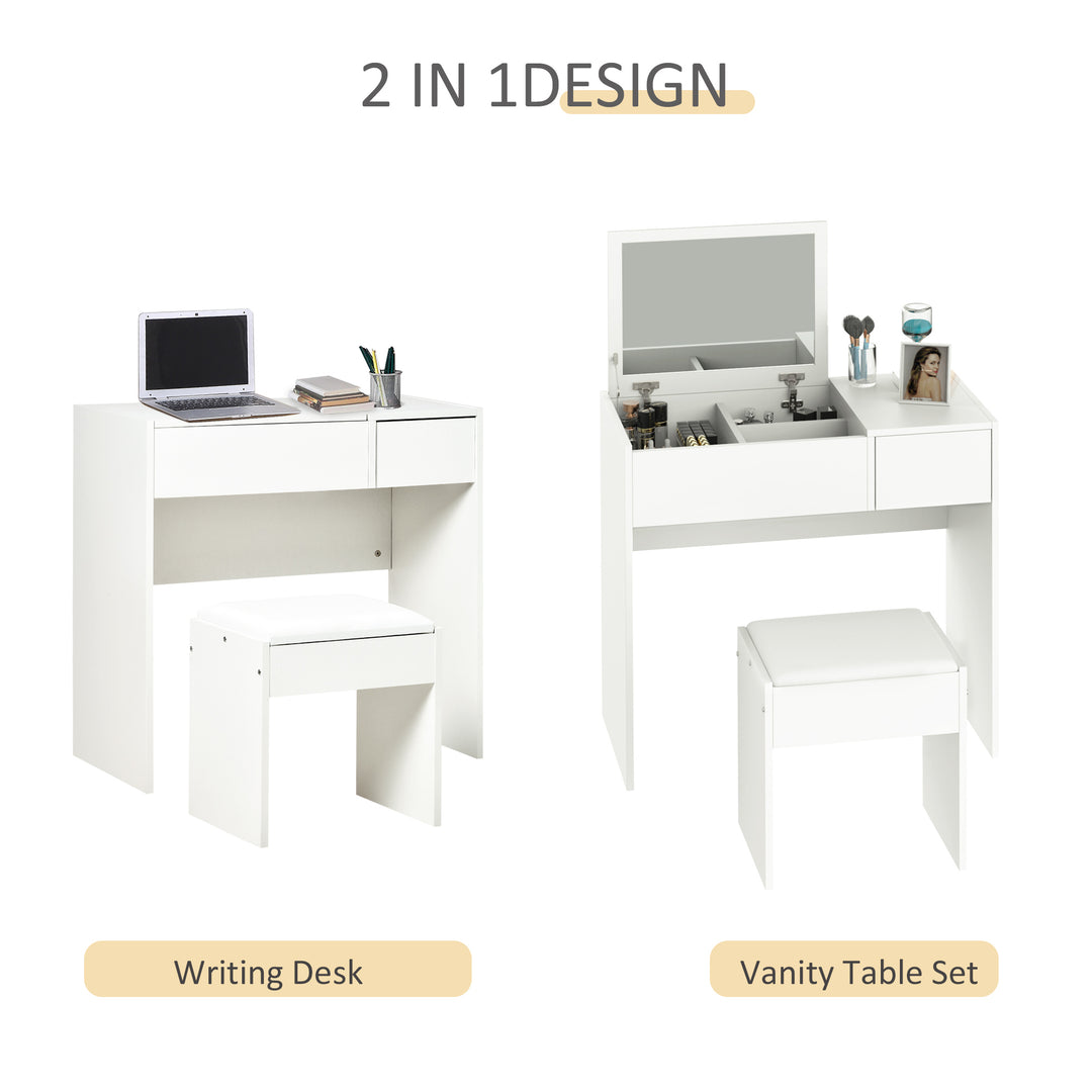 HOMCOM Makeup Desk with Drawer