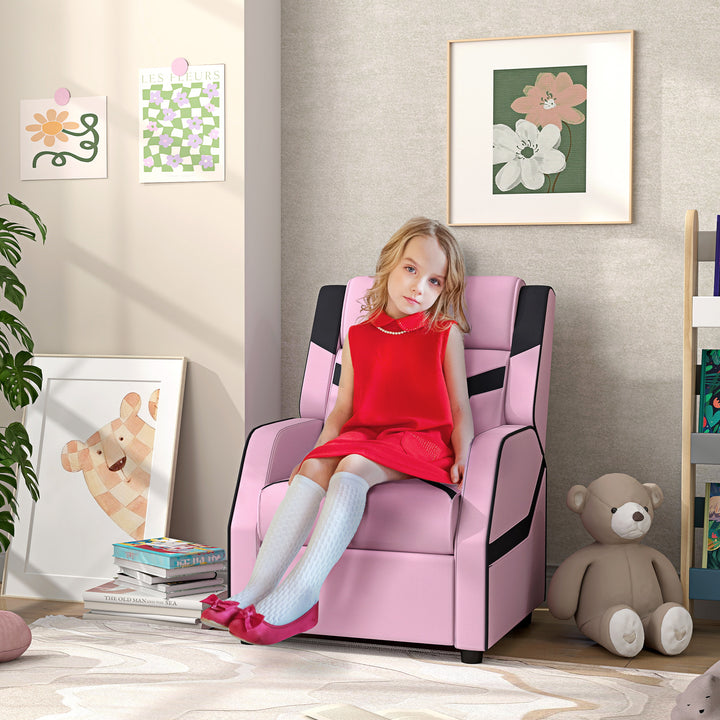 2 in 1 Kids Chair Recliner with Backrest