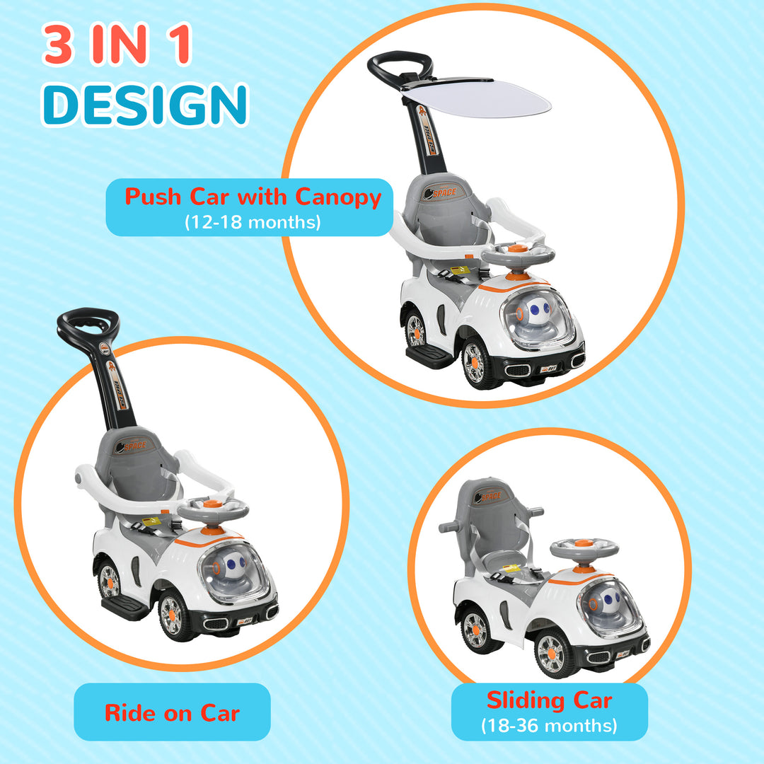 3 in 1 Ride on Push Car