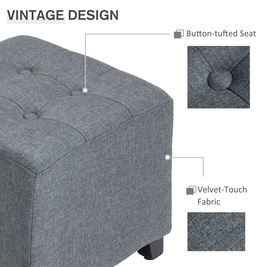 Stylish Square Ottoman Footstool