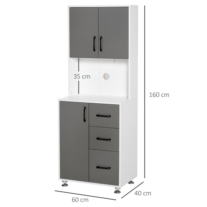 Modern Kitchen Cupboard with Storage Cabinets