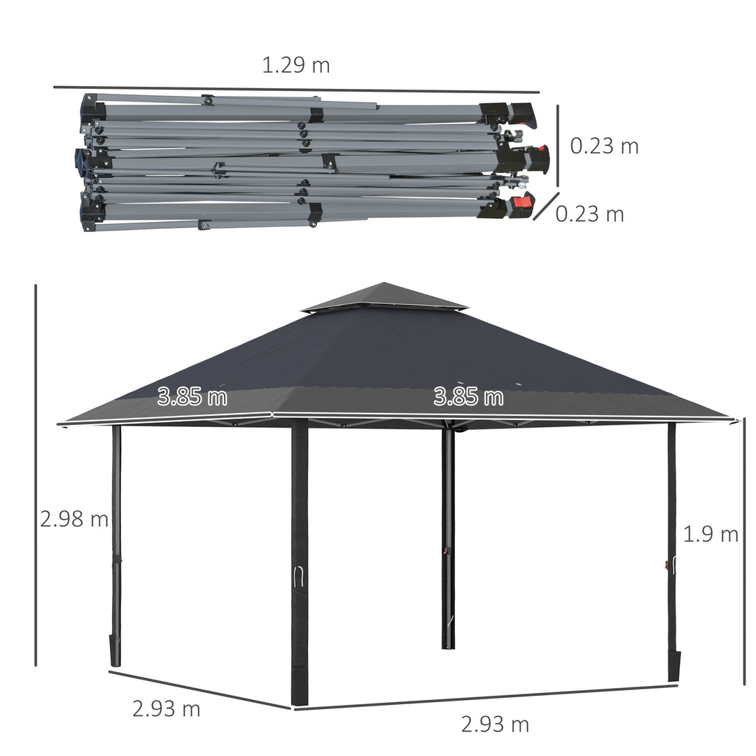 Pop-up Gazebo with Double Roof