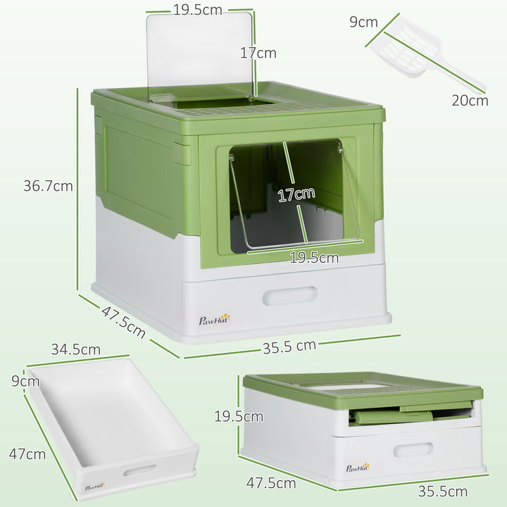 Hooded Cat Litter Box