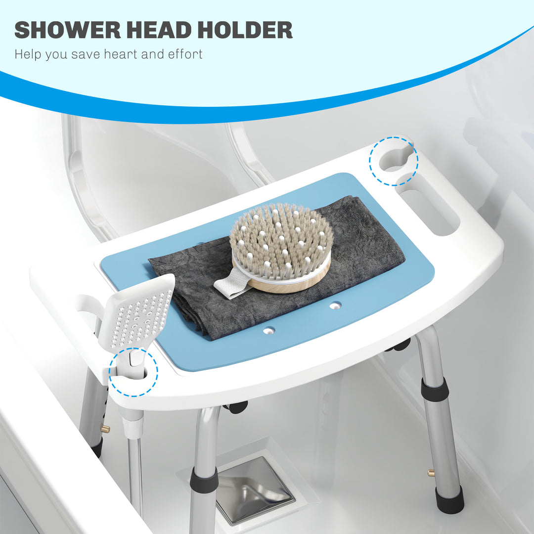 Shower Stool with Backrest