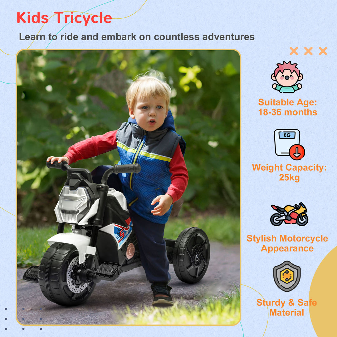 3-in-1 Trike Tyke: Toddler Motorcycle Ride-On with Lights