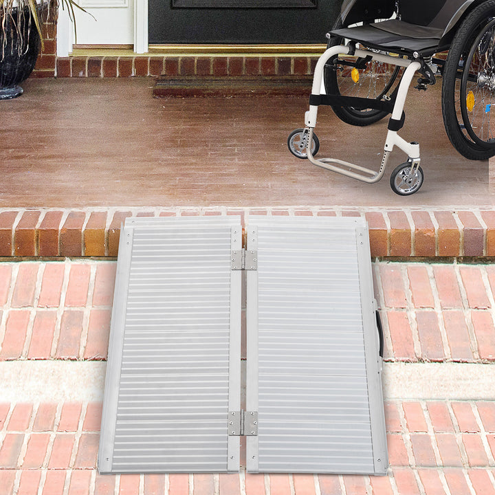 3ft Folding Aluminum Wheelchair Ramp