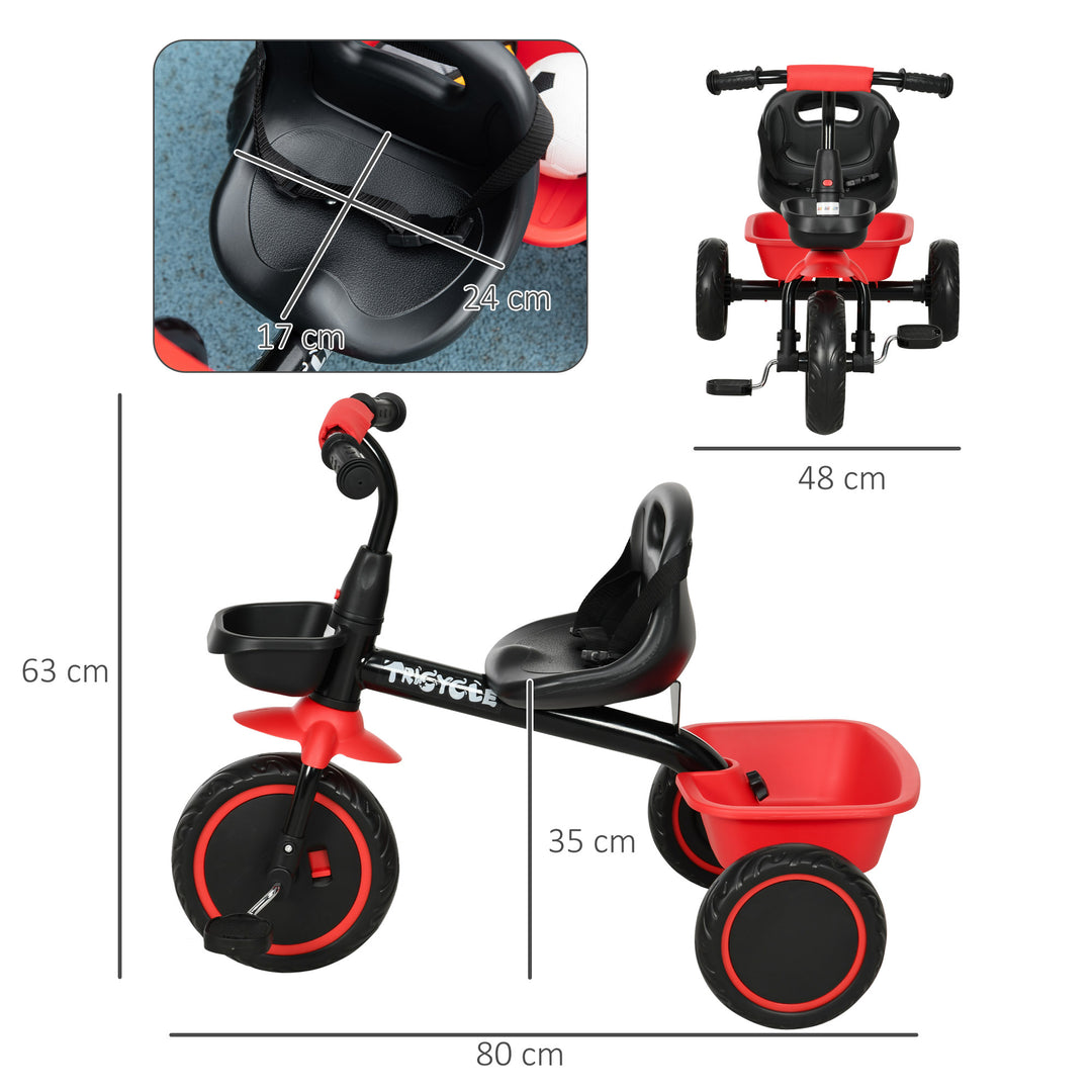 Kids Trike for 2-5 Years with Adjustable Seat